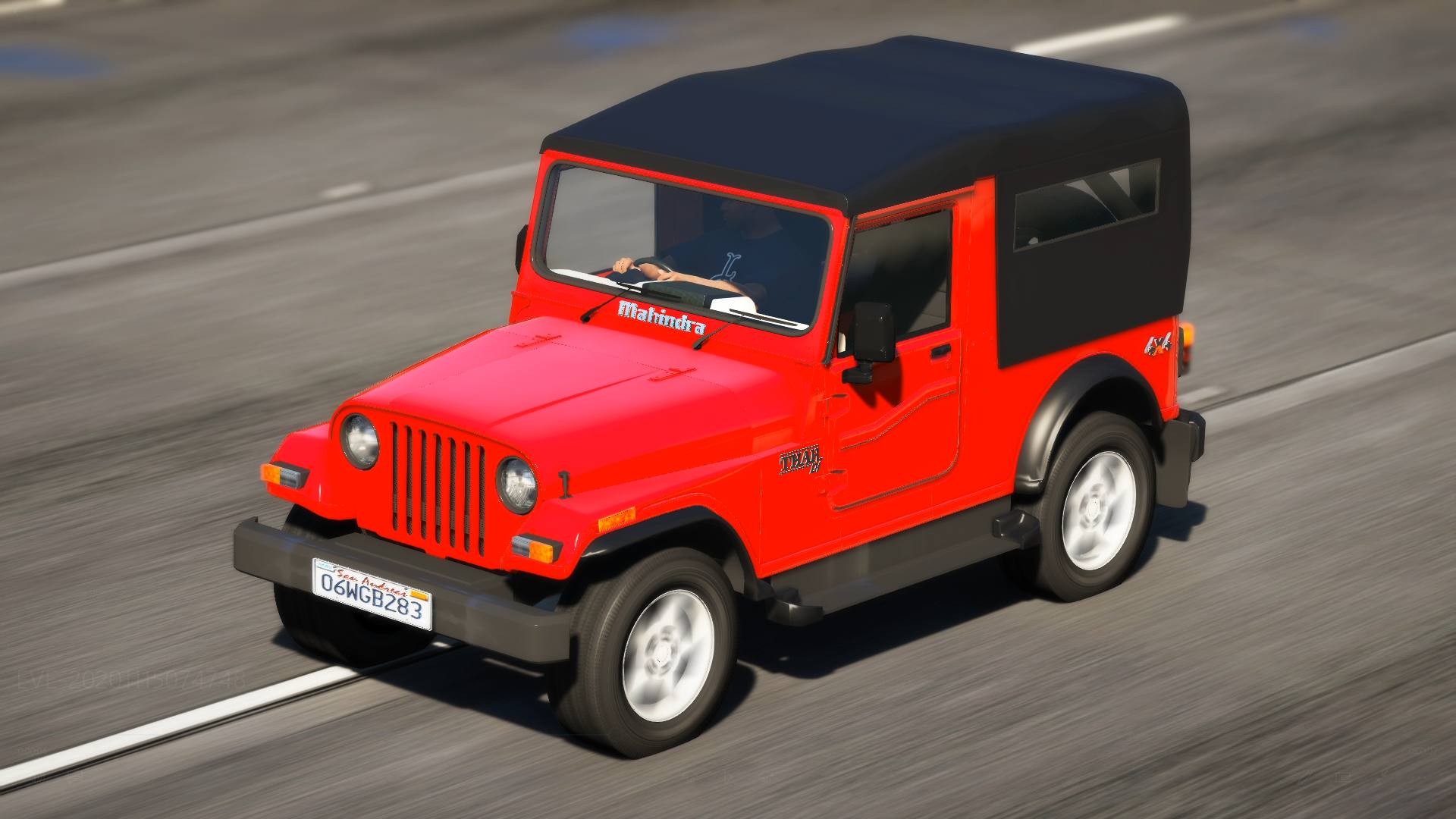 Mahindra Thar 2010 Di Car Mod GTA 5