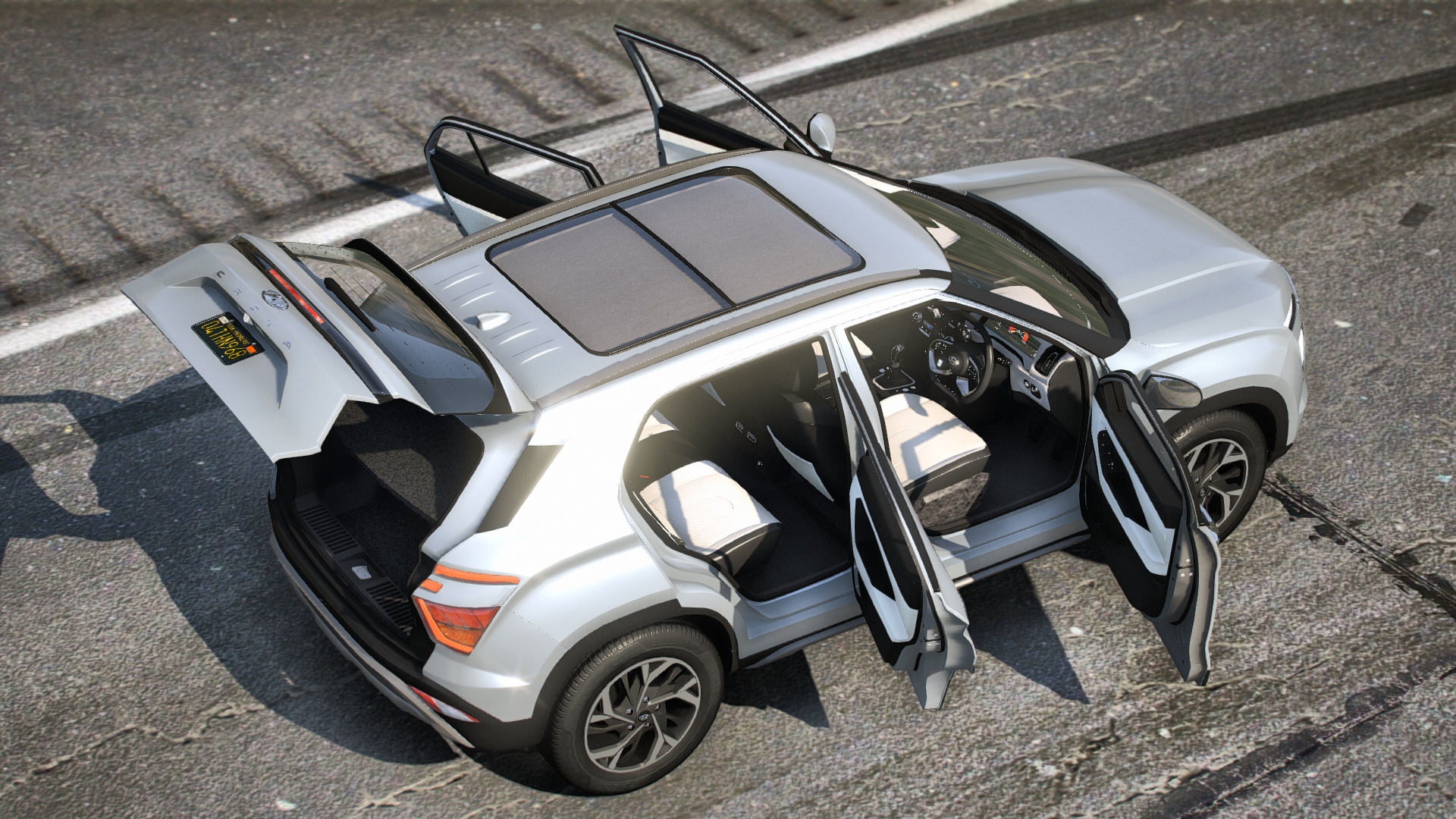 Hyundai Creta 2022 [Add-On/ Working Sunroof / Tunning / Original Interior ]